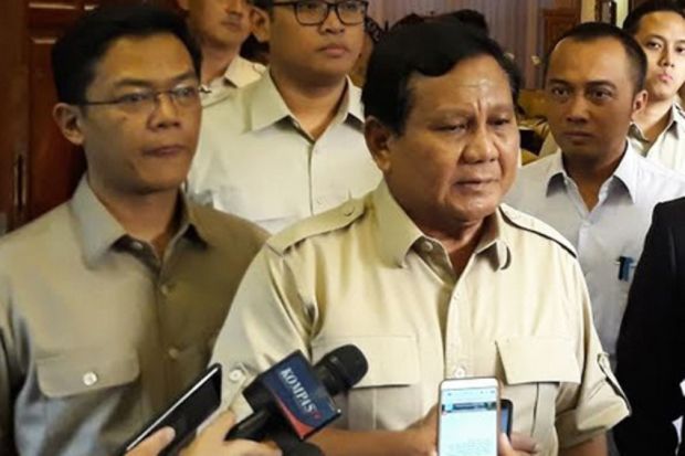 Diingatkan Ada Wartawan di Rapimnas Gerindra, Prabowo: Tenang, Kita Friend