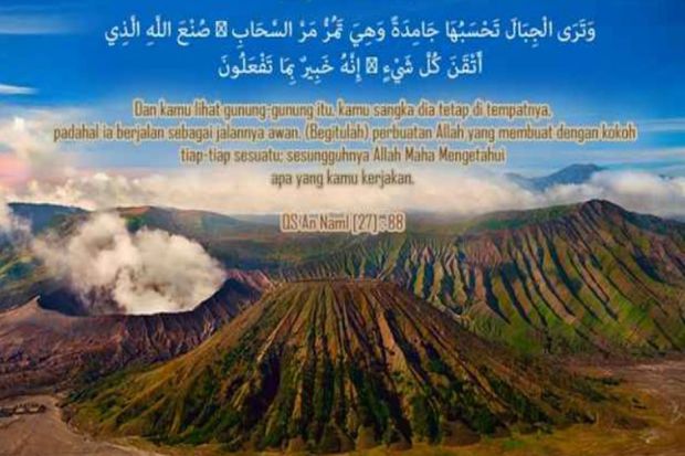 Fakta Gunung Bergerak, Berikut Penjelasan Al-Quran dan Sains