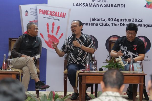 Eks Menteri BUMN Laksamana Sukardi Luncurkan Buku Pancasalah