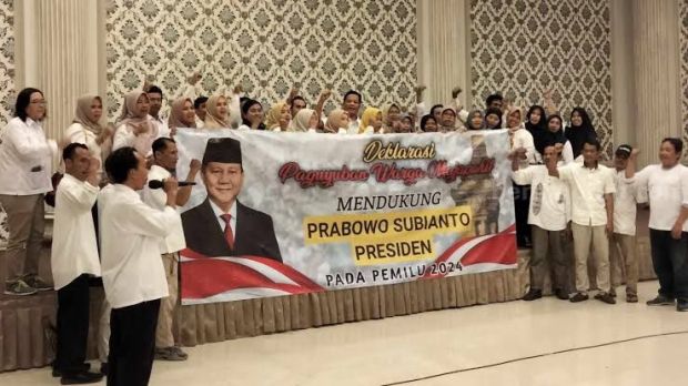 Warga Majapahit Deklarasi Dukung Prabowo, Dinilai Paling Pantas Jadi Presiden 2024