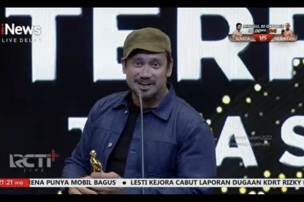 Tora Sudiro Tak Menyangka Sabet Penghargaan Anugerah Komedi Indonesia 2022