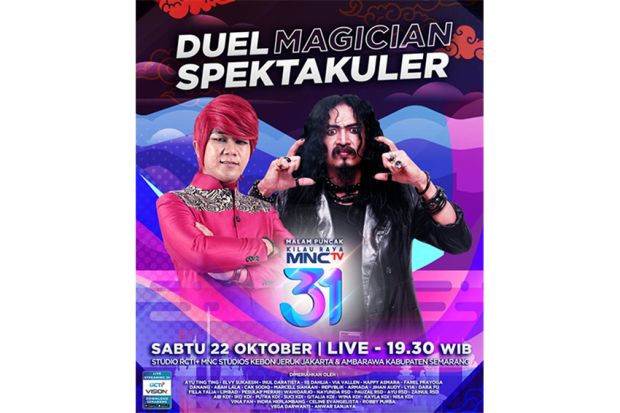 Duel Magician Paling Sensasional Siap Warnai Malam Puncak Kilau Raya MNCTV 31