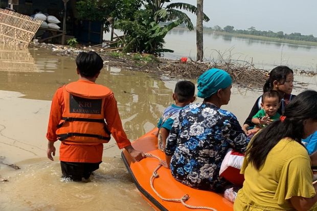 Karawang Diterjang Banjir, 232 Rumah di 2 Desa Terendam