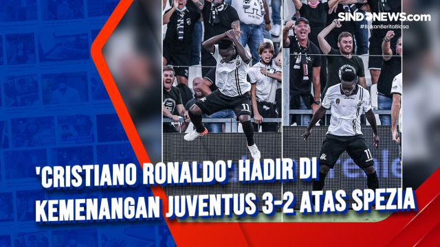 Cristiano Ronaldo Hadir di Kemenangan Juventus 3-2....