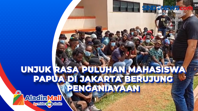 Unjuk Rasa Puluhan Mahasiswa Papua di Jakarta Berujung....