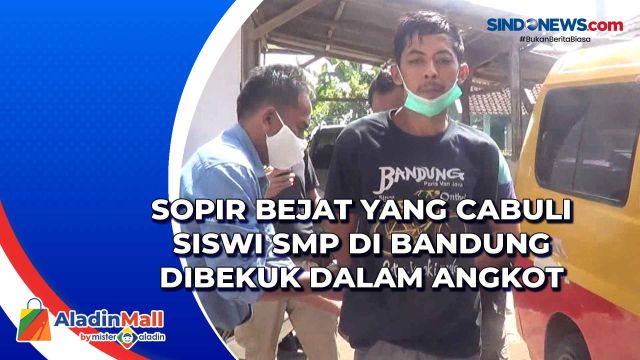 Sopir Bejat yang Cabuli Siswi SMP di Bandung Dibekuk....