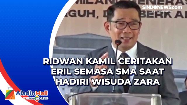Ridwan Kamil Ceritakan Eril Semasa SMA saat Hadiri....