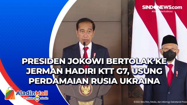 Presiden Jokowi Bertolak ke Jerman Hadiri KTT G7,....