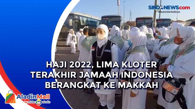 Haji 2022, Lima Kloter Terakhir Jamaah Indonesia Berangkat....