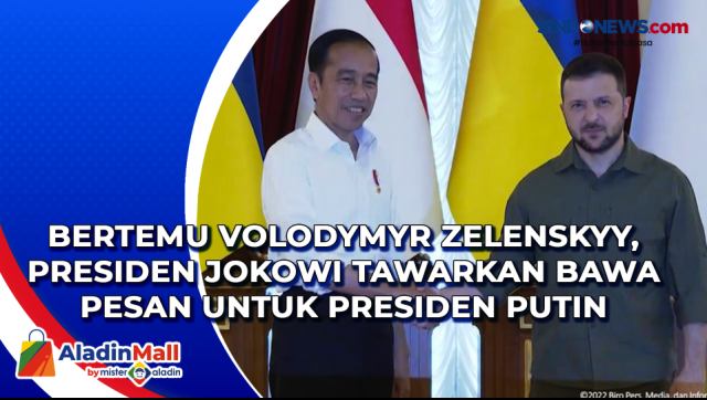 Bertemu Volodymyr Zelenskyy, Presiden Jokowi Tawarkan....