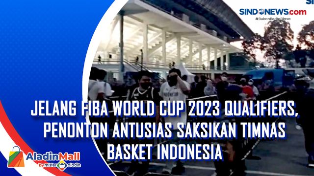 Jelang FIBA World Cup 2023 Qualifiers, Penonton Antusias....