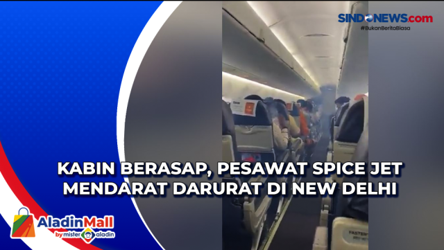 Kabin Berasap, Pesawat Spice Jet Mendarat Darurat....