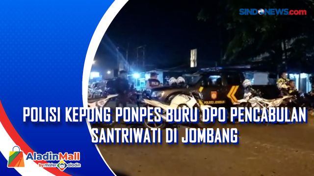 Polisi Kepung Ponpes Buru DPO Pencabulan Santriwati....