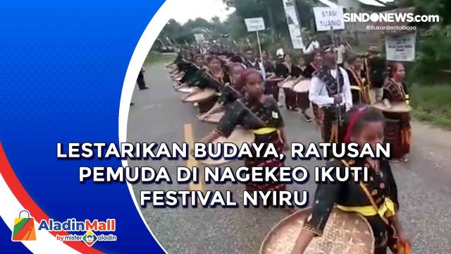 Lestarikan Budaya, Ratusan Pemuda di Nagekeo Ikuti....