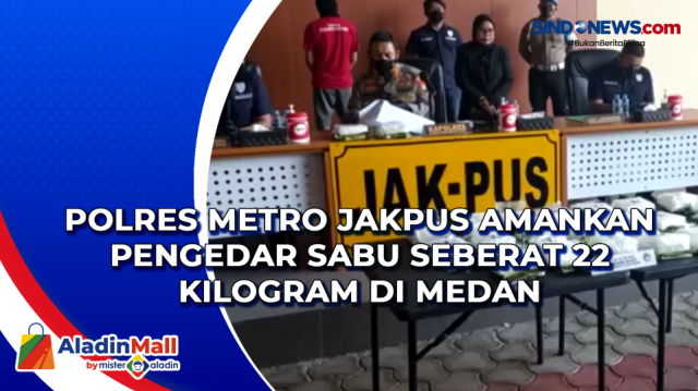 Polres Metro Jakpus Amankan Pengedar Sabu Seberat....