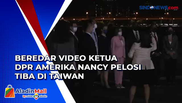 Beredar Video Ketua DPR Amerika Nancy Pelosi Tiba....