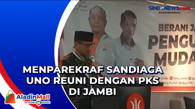 Menparekraf Sandiaga Uno Reuni dengan PKS di Jambi