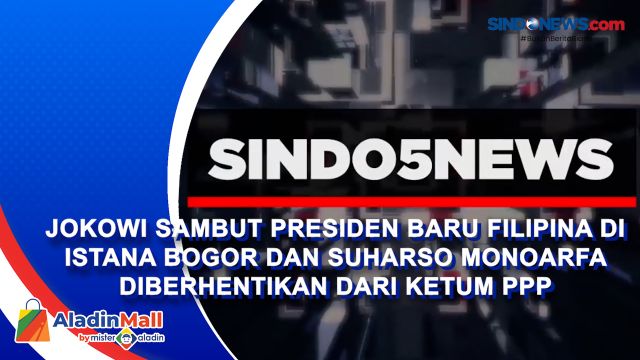 Jokowi Sambut Presiden Baru Filipina di Istana Bogor....