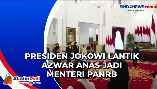 Presiden Jokowi Lantik Azwar Anas Jadi Menteri PANRB