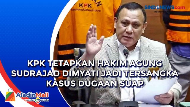KPK Tetapkan Hakim Agung Sudrajad Dimyati jadi Tersangka....