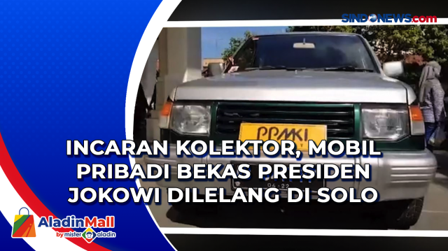 Incaran Kolektor, Mobil Pribadi Bekas Presiden Jokowi....