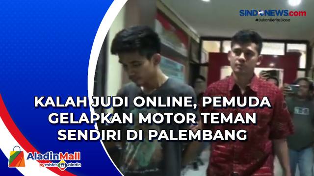 Kalah Judi Online, Pemuda Gelapkan Motor Teman Sendiri....