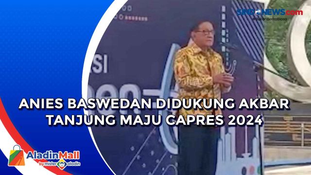 Anies Baswedan Didukung Akbar Tanjung Maju Capres....