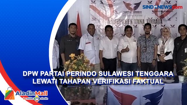 DPW Partai Perindo Sulawesi Tenggara Lewati Tahapan....