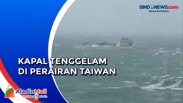 Tenggelam di Perairan Taiwan, 12 ABK Sinshung dalam....