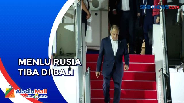 Wakili Presiden Rusia, Sergey Lavrov Tiba di Bandara....