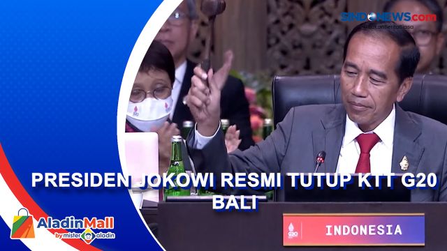 Momen Presiden Jokowi Resmi Tutup KTT G20 Bali dan....