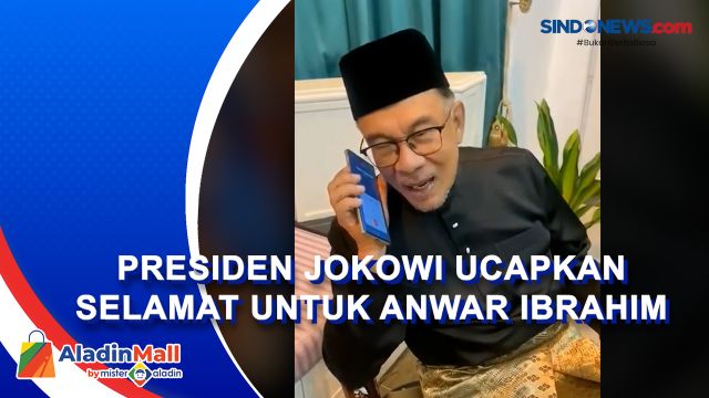 Presiden Jokowi yang Pertama Ucapkan Selamat, Anwar....