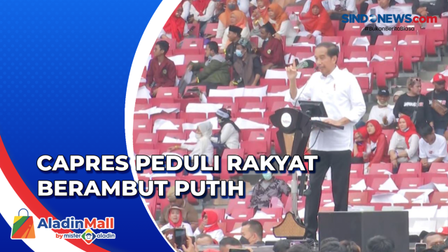 Jokowi: Capres Peduli Rakyat Berambut Putih, Dukungan....