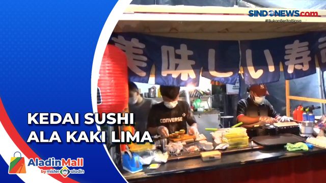 Menyantap Sushi ala Kaki Lima di Denpasar dengan Rasa....