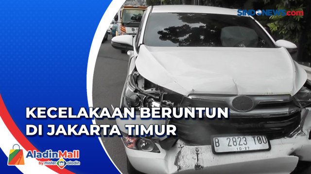Kecelakaan Beruntun di Jakarta Timur, Dua Kendaraan....