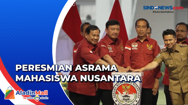 Bangun Asrama Nusantara, Jokowi Ingin Mahasiswa Bersatu....