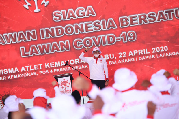Relawan Indonesia Bersatu Deklarasi Lawan Pandemi Virus Covid-19