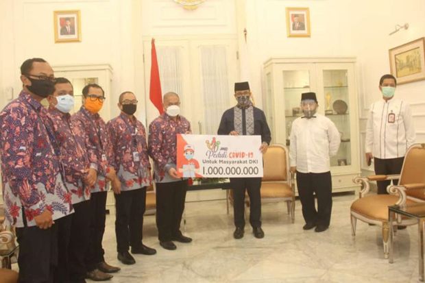 Baznas Bazis DKI Jakarta Salurkan Bantuan dari JNE kepada Pemprov DKI