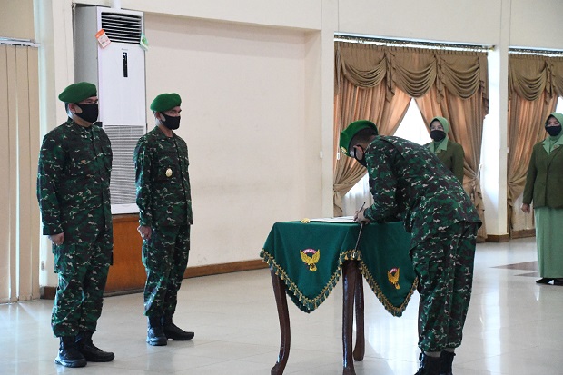 Brigjen TNI M. Zamroni Resmi Jabat Kasdam II Sriwijaya