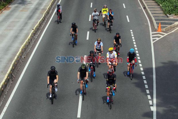 Jumlah Pesepeda Meningkat, DKI Fokus Bangun Jalur Sepeda Sementara di Sudirman-Thamrin