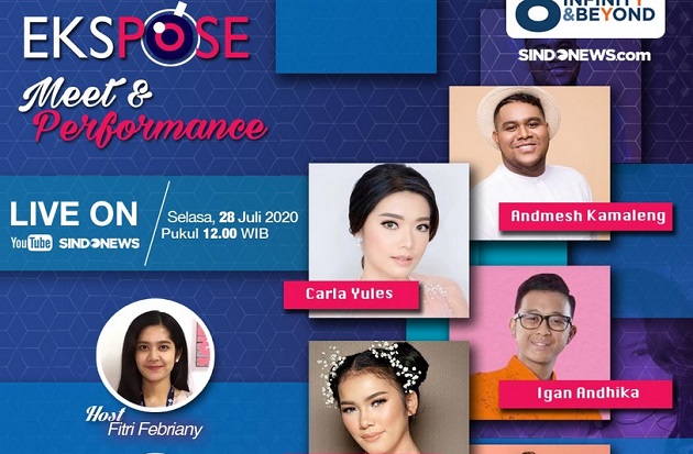 Miss Indonesia Carla Yules, Andmesh dll di Semarak 8 Jam Live SINDOnews
