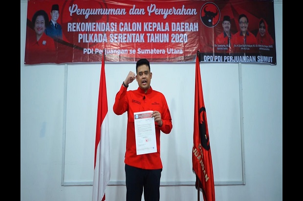 PDIP Resmi Usung Menantu Jokowi sebagai Calon Wali Kota Medan