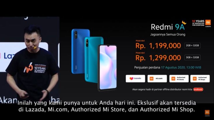 Xiaomi Rilis Redmi 9A di Indonesia, DIjual Mulai Rp1,2 jutaan