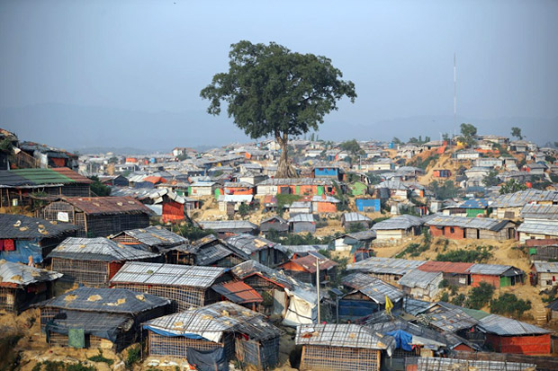 Peringati Eksodus ke Bangladesh, Pengungsi Rohingya Lakukan Aksi Bungkam