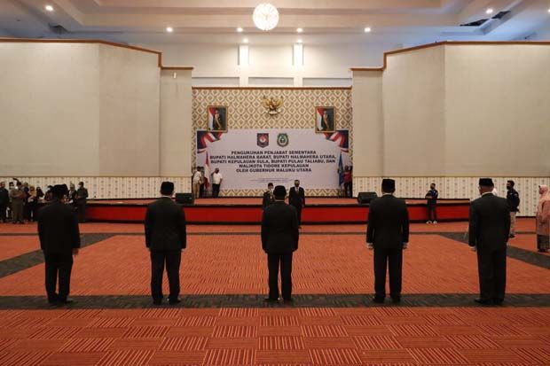 Pesan Gubernur Maluku Utara Pada Lima Penjabat Sementara