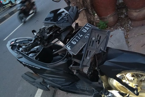 Kecelakaan, Pemotor Asal Sukabumi Tewas di Depan Kampus Muhammadiyah Ciputat