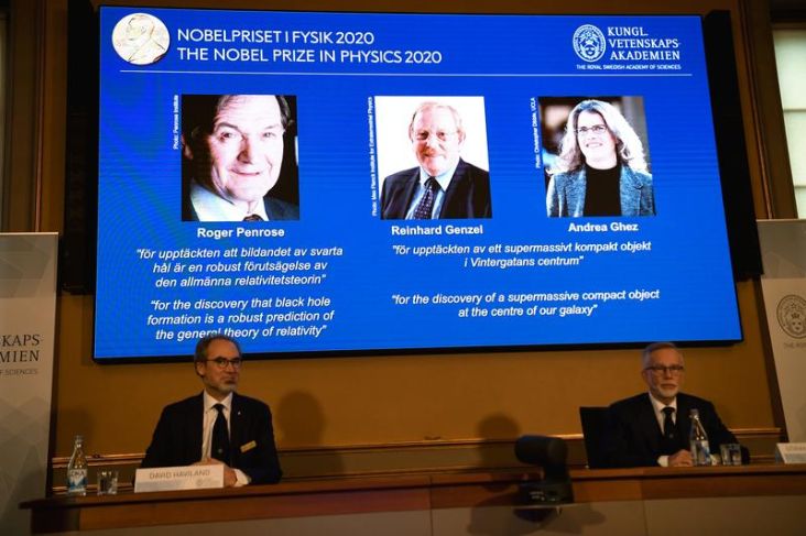 Tiga Penemu Lubang Hitam Raih Penghargaan Nobel Fisika 2020