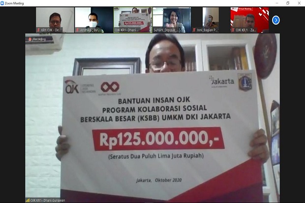 Kantor OJK Regional DKI Jakarta Bantu UMKM Dorong Pemulihan Ekonomi