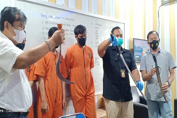 Hendak Kabur ke Bangka, 3 Pembacok 2 Mahasiswa di Kambang Iwak Dibekuk