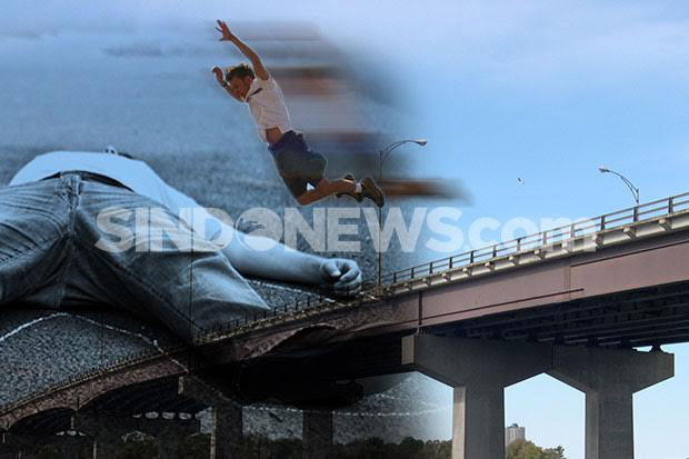 Diduga Depresi, Pria Lompat dari Jembatan Jombang Tangsel